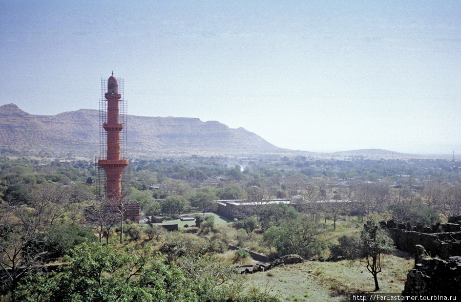 Вид на Даулатабад Аурангабад, Индия