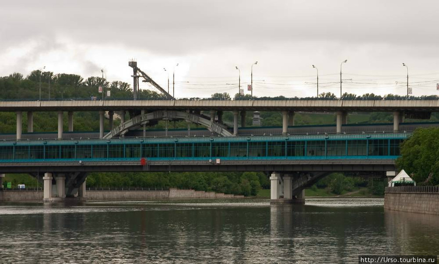 Авто- и Метро-мост Москва, Россия