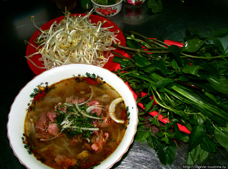 Ужин в Тяудоке Тяудок, Вьетнам