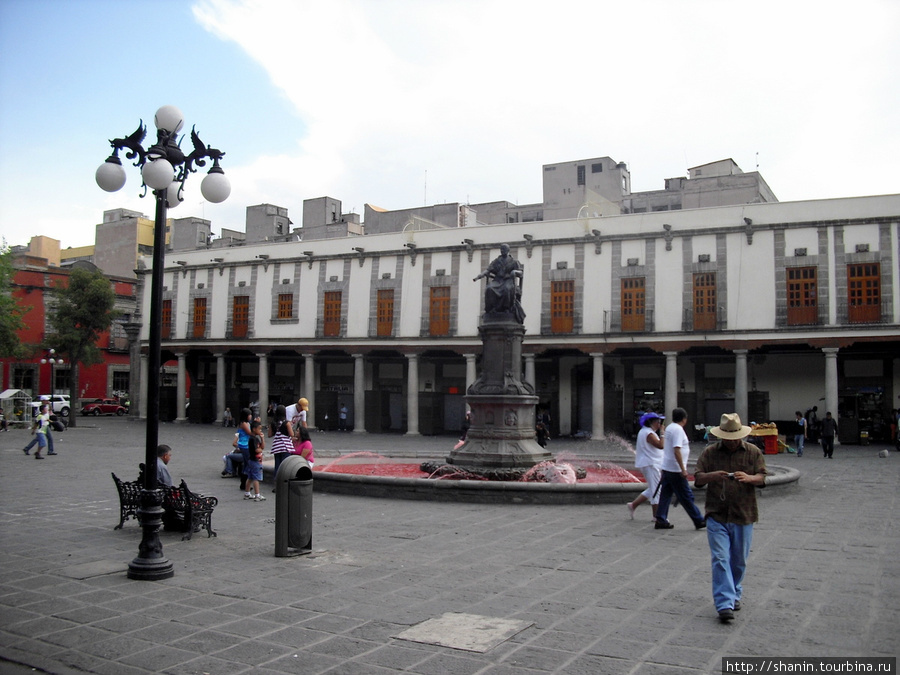 На площади перед Доминиканским собором в Мехико Мехико, Мексика