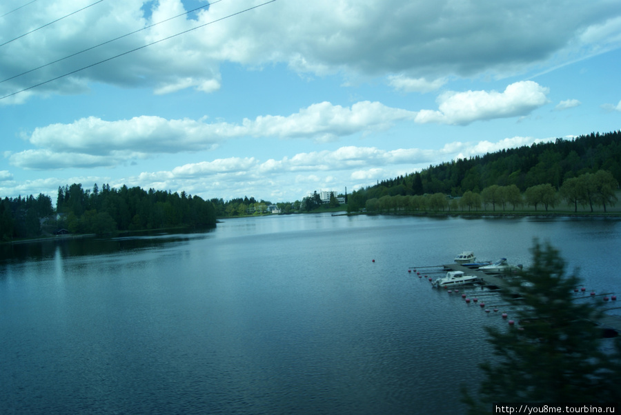 край озер и лодок Хельсинки, Финляндия