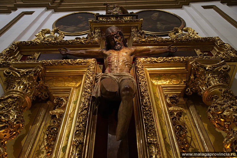 Santo Cristo Mutilado. Образ лишился ног во время гражданской войны Малага, Испания