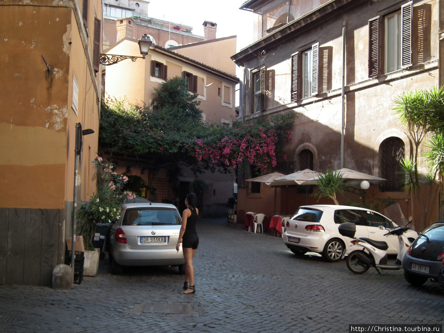 Улочки Транстевере. Рим, Италия