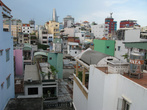 Вид с крыши гостиницы, где я поселился
