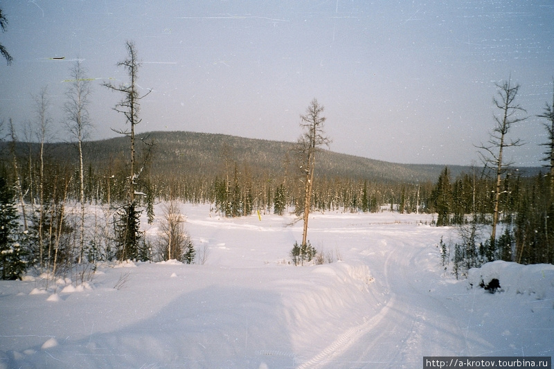 Так выглядит зимник Северо-Енисейский, Россия