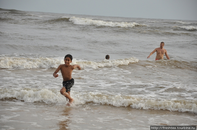 Кто освоил технику ныряния в волну, не улежит на пологих пляжах Берувелы. Шри-Ланка