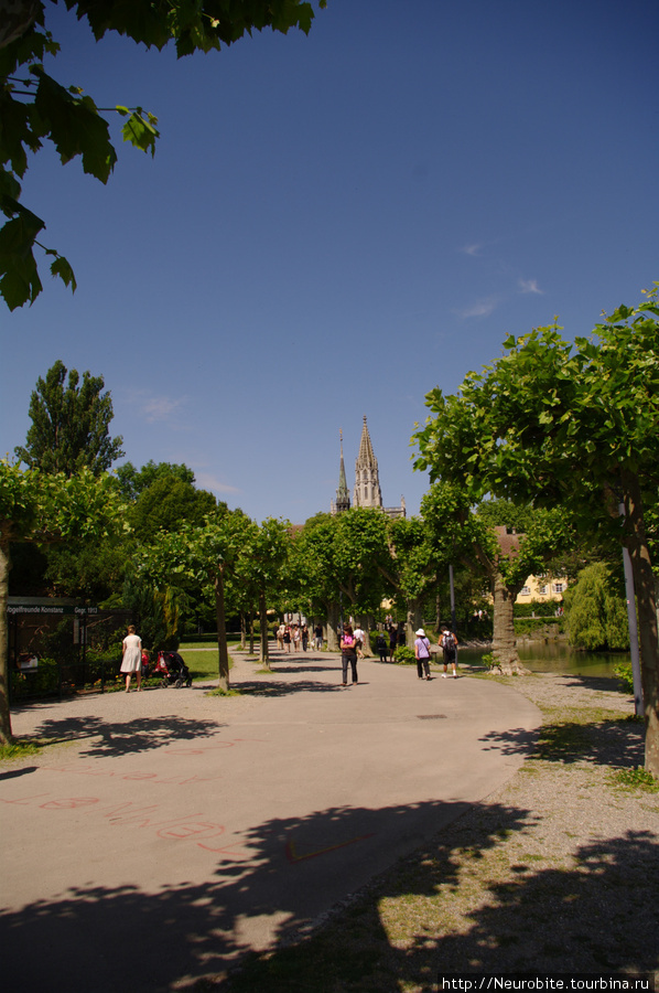 Констанц - праздник танцев в порту Констанц, Германия