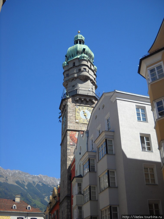 Башня и небо Инсбрук, Австрия