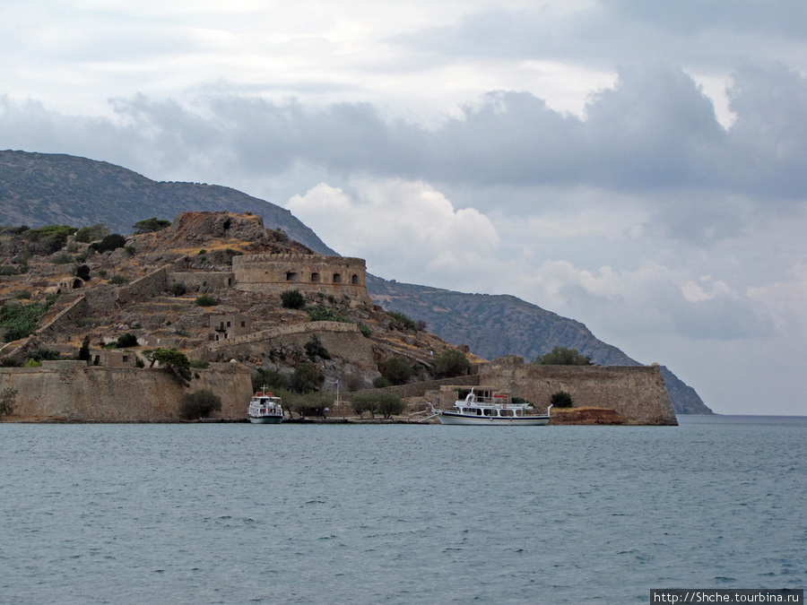 Остров-крепость, последний взгляд Остров Крит, Греция