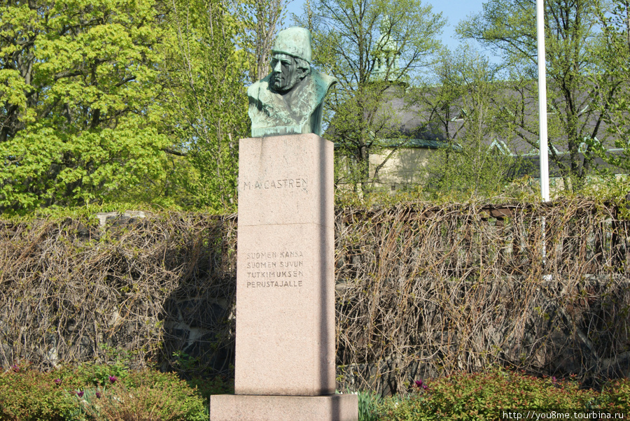 Матиас Александр Кастрен (1813 — 1853). Финский филолог и путешественник, переводчик Калевалы. Хельсинки, Финляндия