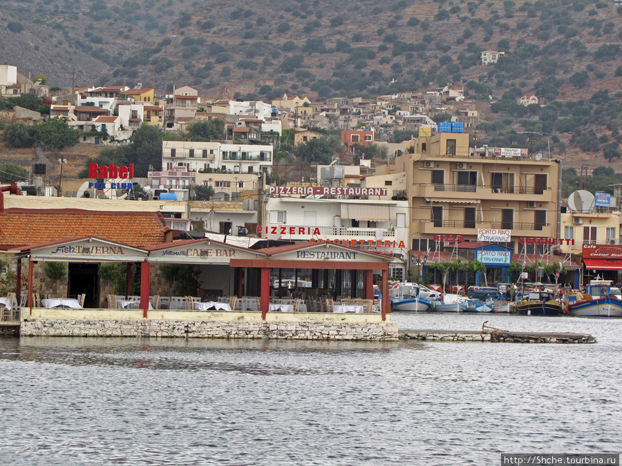 Элунда — тихий портовый городок залива Мирабелла. Элунда, Греция