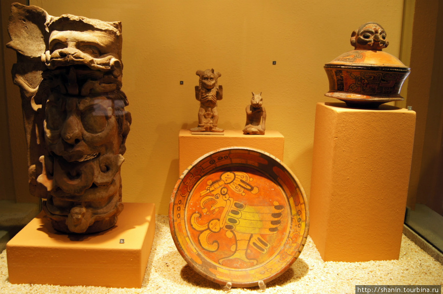 В Археологическом музее в Пуэбле Пуэбла, Мексика