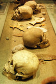 Черепа в Археологическом музее в Пуэбле