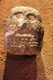 Череп в Археологическом музее в Пуэбле