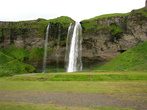 Водопад Seljalandsfoss, вид со стоянки