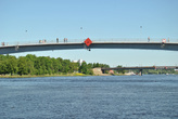 пешеходный мост через Волхов