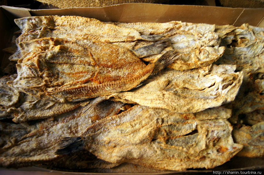 Сушеная соленая рыба Пуэбла, Мексика