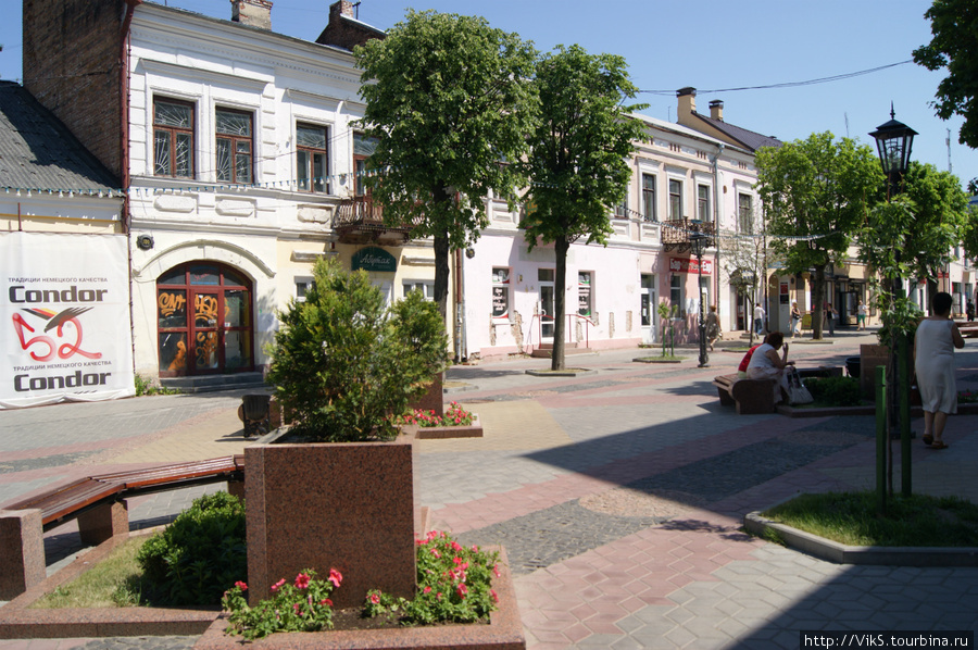 Пешеходная улица Советская. Брест, Беларусь