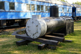 В музее железнодорожной техники в Пуэбле