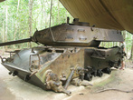 Подбитый американский танк