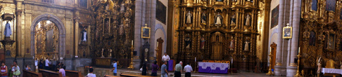 В церкви Санто Доминго в Пуэбле