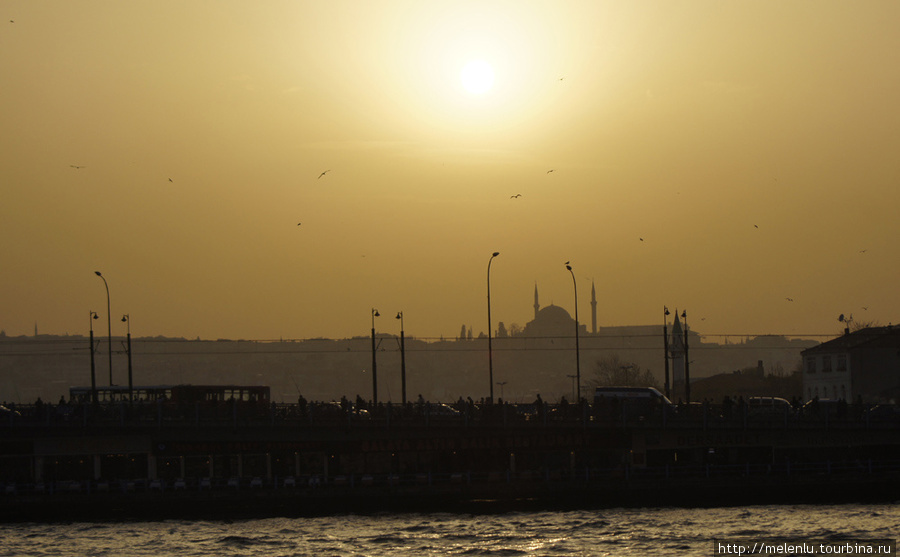 Урбанистический закат Стамбул, Турция