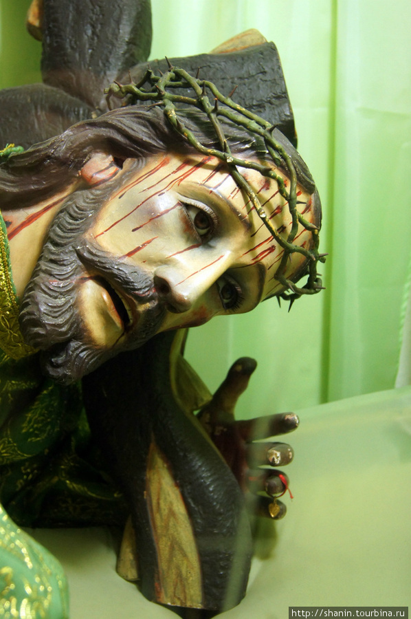 Иисус Христос в церкви Святой Розы Лимской в Пуэбле Пуэбла, Мексика