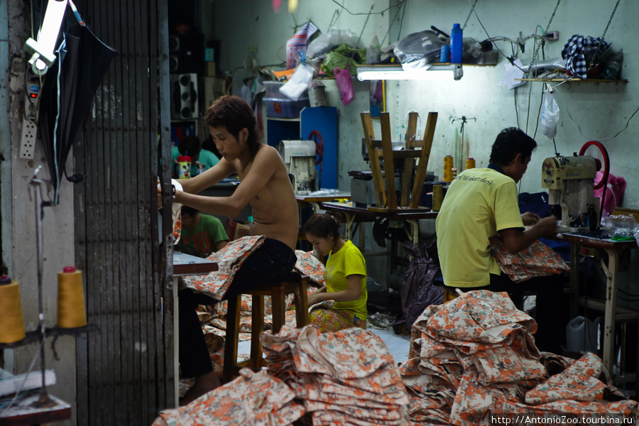 Подпольные швейные мастерские в Бангкоке Бангкок, Таиланд