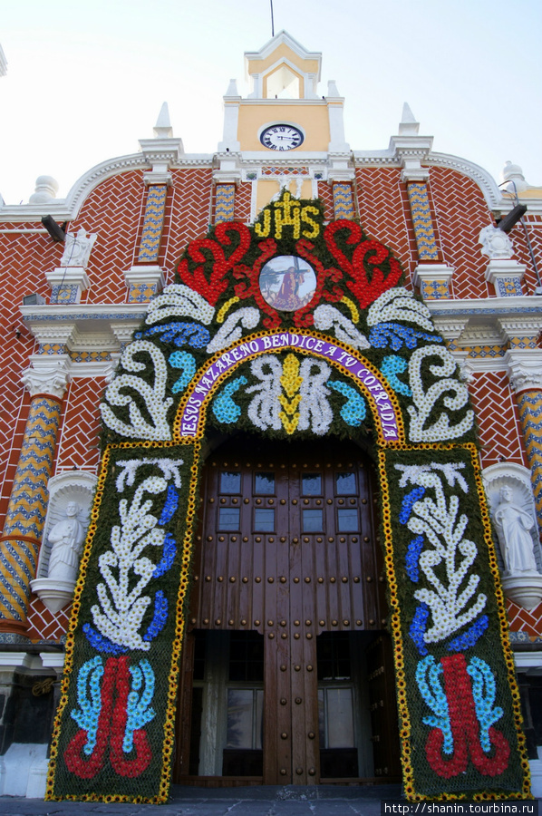 Церковь Сан Хосе в Пуэбле Пуэбла, Мексика