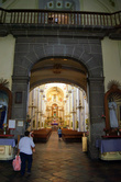 В церкви Сан Хосе в Пуэбле