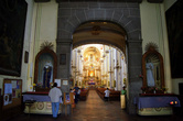 В церкви Сан Хосе в Пуэбле