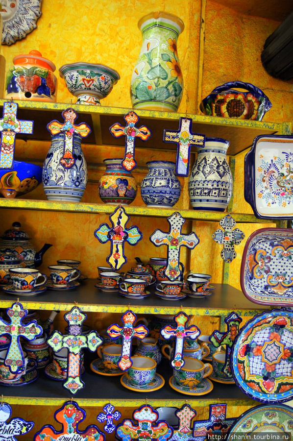 Сувенирная посуда на продажу Пуэбла, Мексика