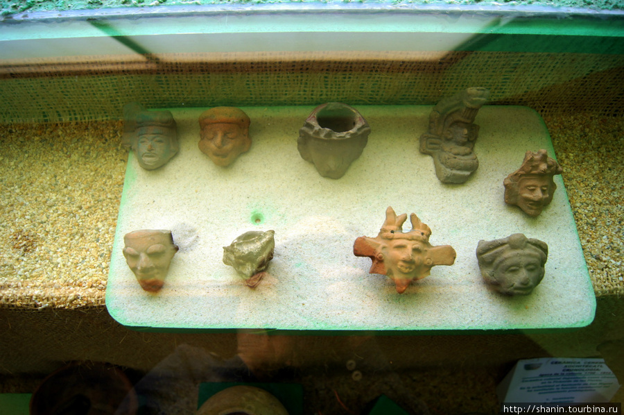 В музее на руинах Кочитекатля Штат Тласкала, Мексика