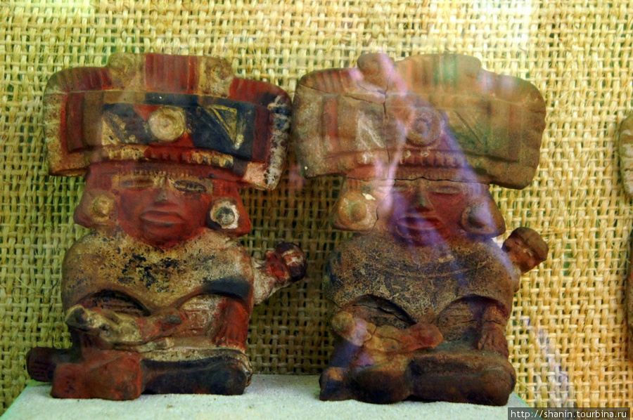 В музее на руинах Кочитекатля Штат Тласкала, Мексика