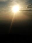 Закат солнца с самой высокой вершины Таганая. Специально для Алены, ей очень понравилось.