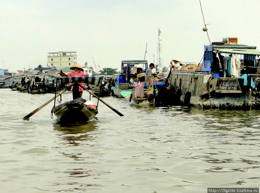 Плавучий рынок — Кайранг Кантхо, Вьетнам