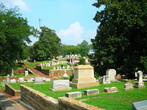 Atlanta Oakland Memorial Cemetery. Мемориальное кладбище погибших южан-конфедератов в ходе гражданской войны  1861-1865