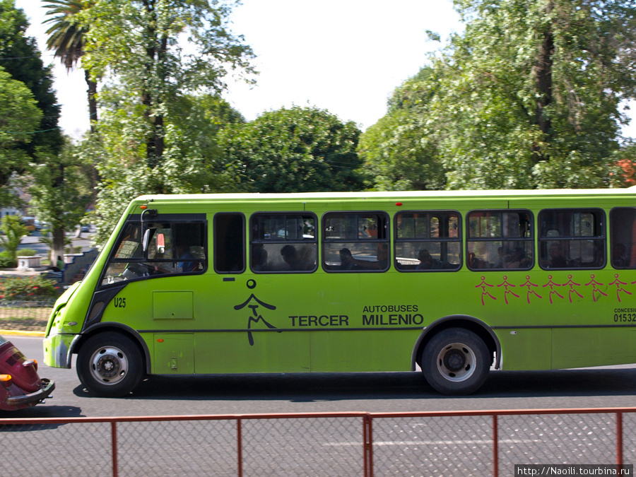 Маршрутки и автобусы в Пуэбле почти как в Москве Пуэбла, Мексика