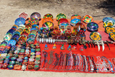 Сувенирная посуда для туристов в Чичен-Ице