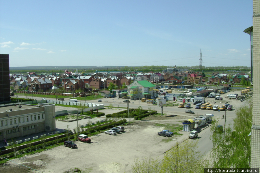 Вид из окна на коттеджный поселок Санта Барбара Ульяновск, Россия