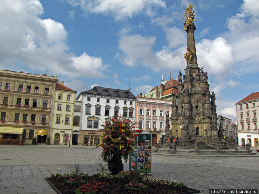 ратушная площадь Оломоуц, Чехия