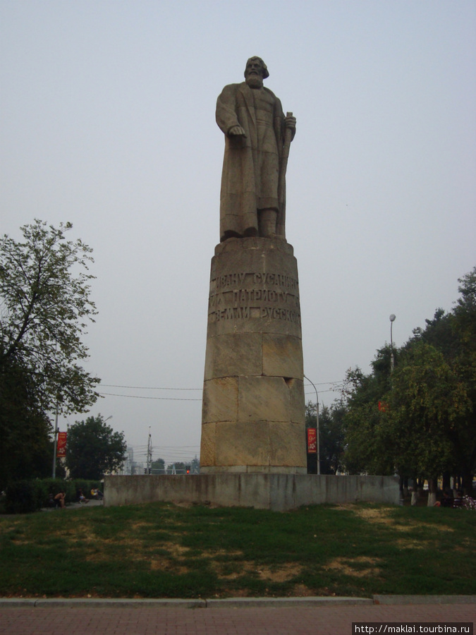 Кострома. Памятник И.Сусанину. Кострома, Россия