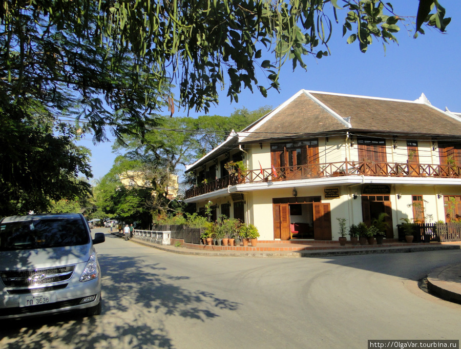 Дома в городе аккартаные и не выше двух этажей Луанг-Прабанг, Лаос