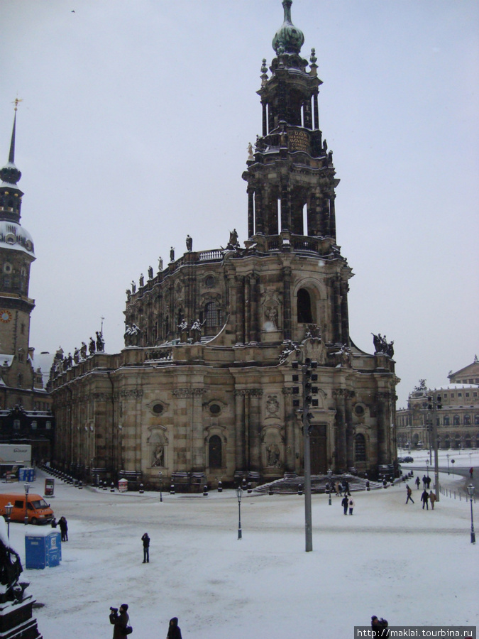 Дрезден. Собор Святой Тро