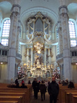 Дрезден. Интерьер церкви Фрауенкирхе.