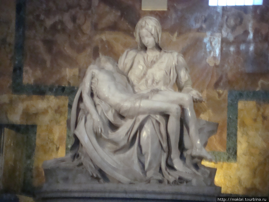 Ватикан. Собор Св.Петра.Пьета Микеланджело. Рим, Италия