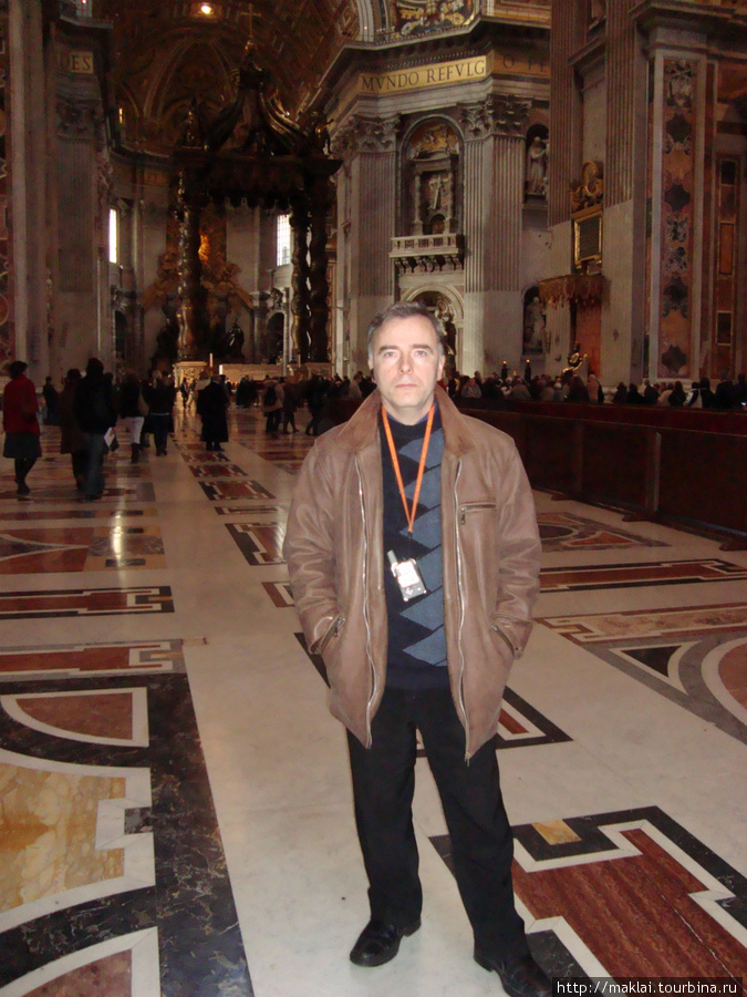 Ватикан. Интерьер собора Св.Петра. Рим, Италия