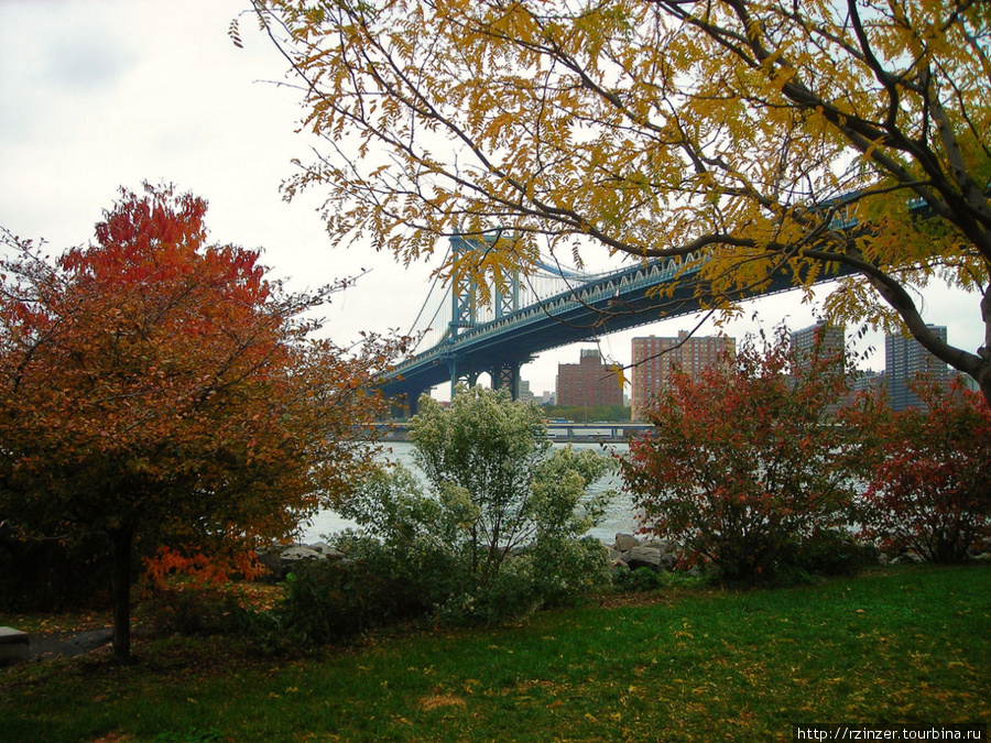 Manhattan Bridge Нью-Йорк, CША