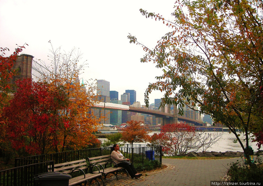 Brooklyn Bridge Нью-Йорк, CША