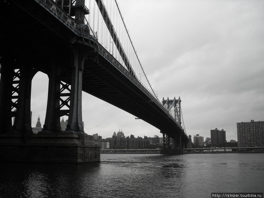 Manhattan Bridge Нью-Йорк, CША